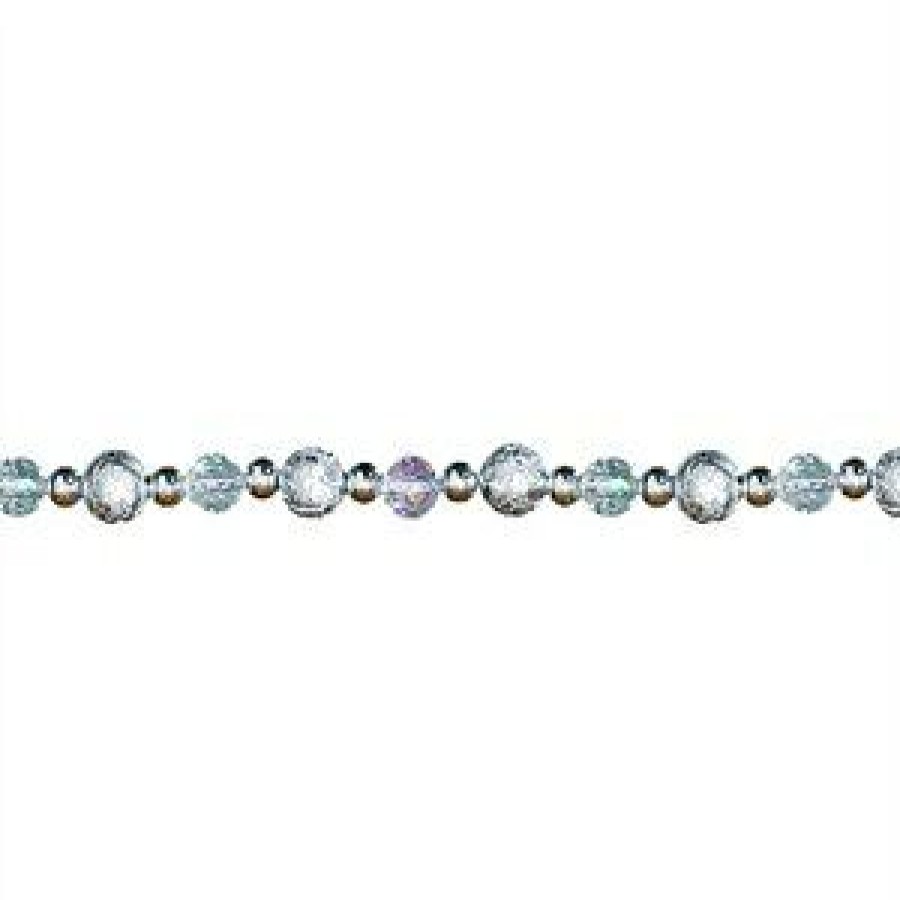 Holiday & Seasonal * | Dyno Low Price Bead Garland, Sterling/Iridescent/Silver, 8-Ft.