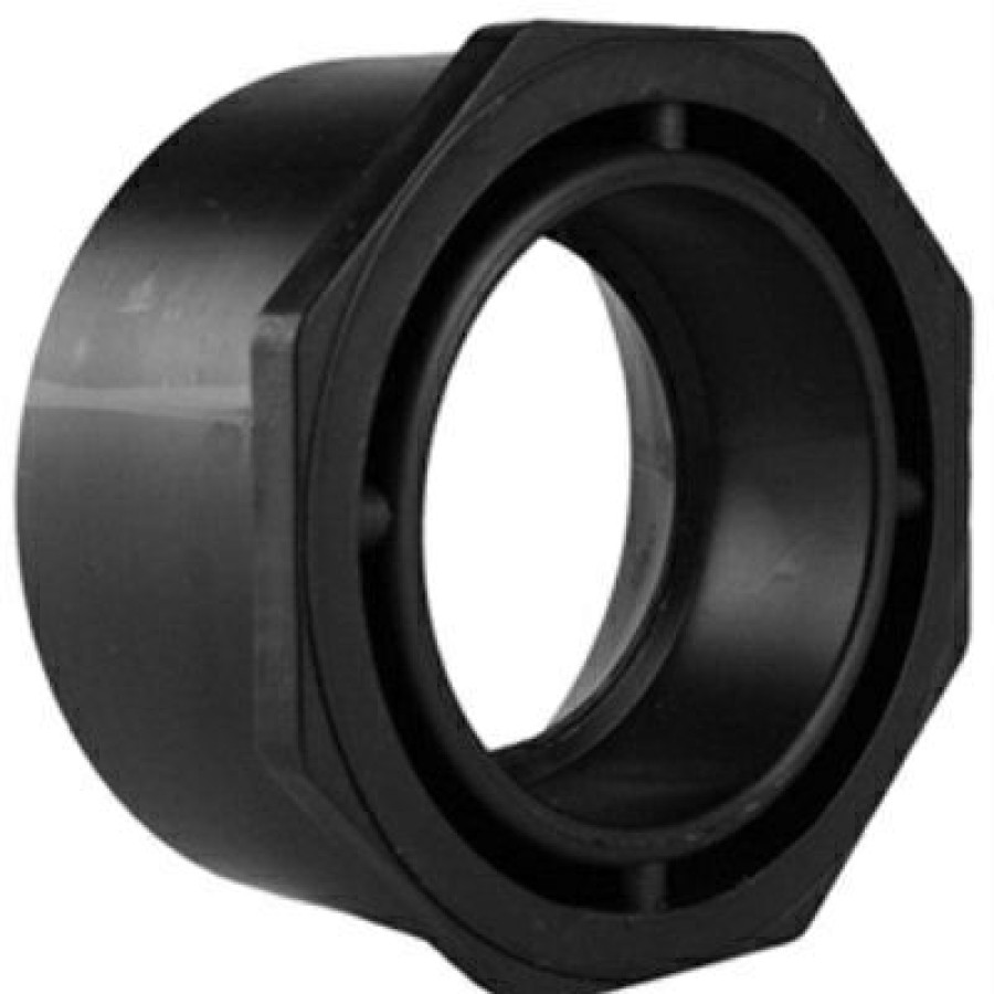 Plumbing * | Charlotte Pipe Fashionable Abs/Dwv Reducing Bushing, 4 X 2-In., Spigot X Hub