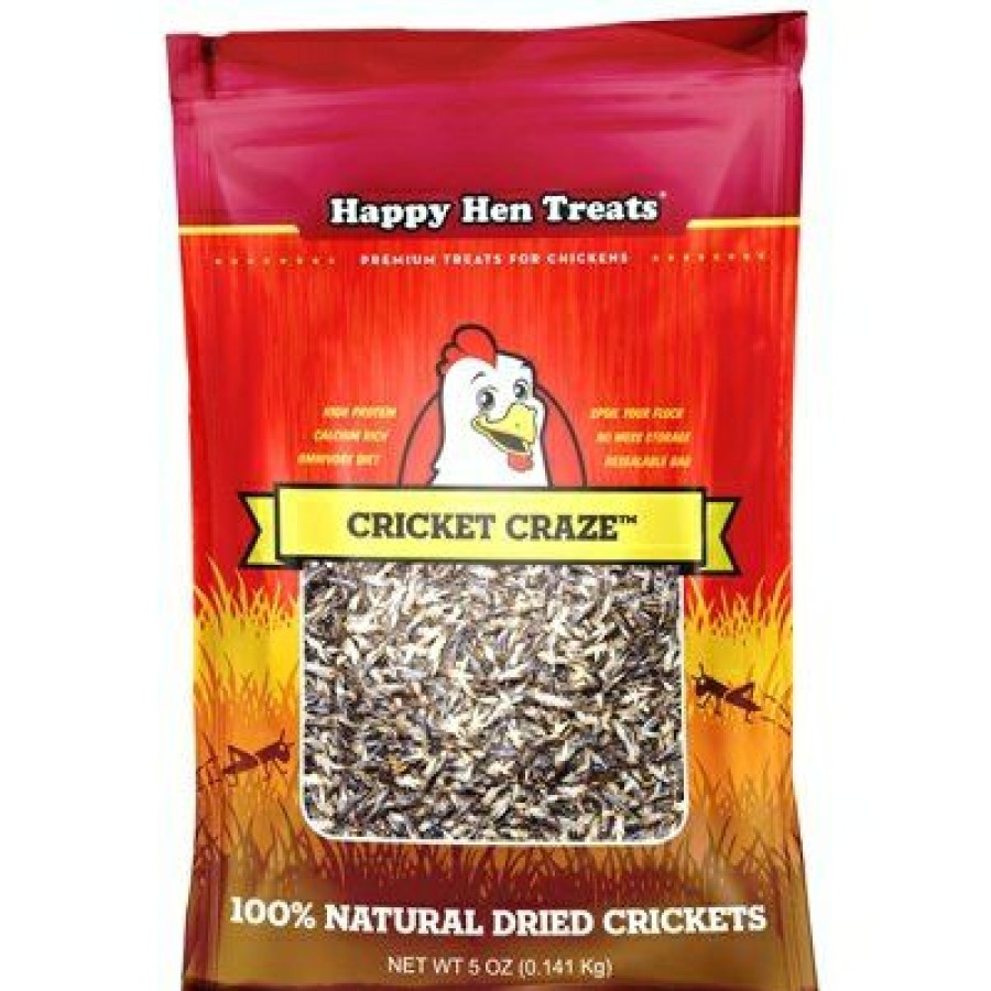 Farm & Ranch * | Happy Hen Treats Large Choice Cricket Craze Poultry Treats, 5-Oz.