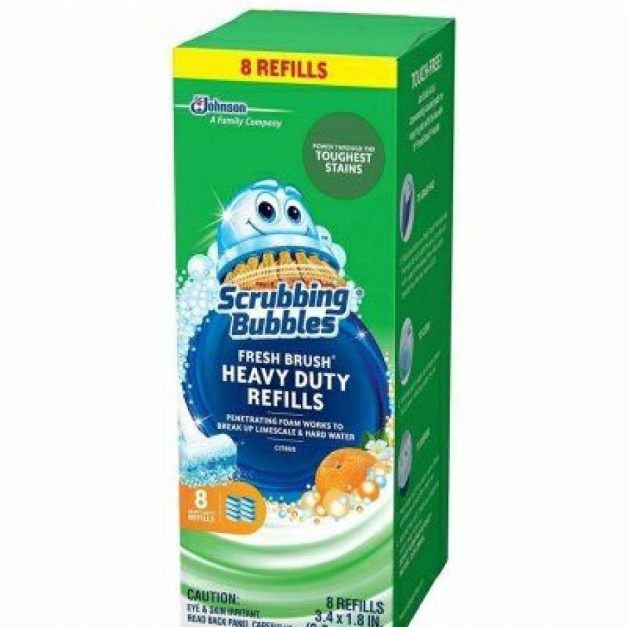 Home & Cleaning * | Scrubbing Bubbles Discount Sale 8-Count Fresh Maxrefill