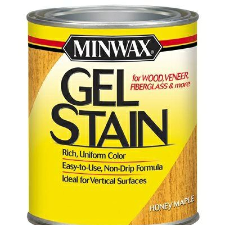 Paint * | Minwax Quick Delivery Honey Maple Gel Wood Stain, Qt.