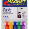 Hardware * | Magnetsource Online Push Pin Magnets, 10-Ct.