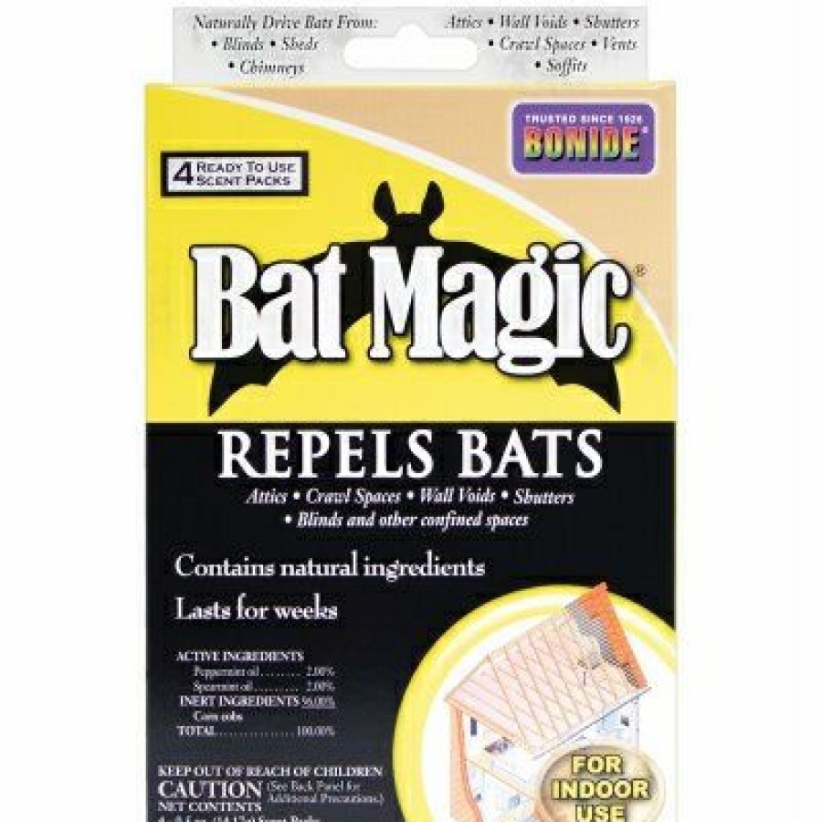 Lawn & Garden * | Bonide Hot Selling Bat Magic Bat Repellent, 4-Pk.