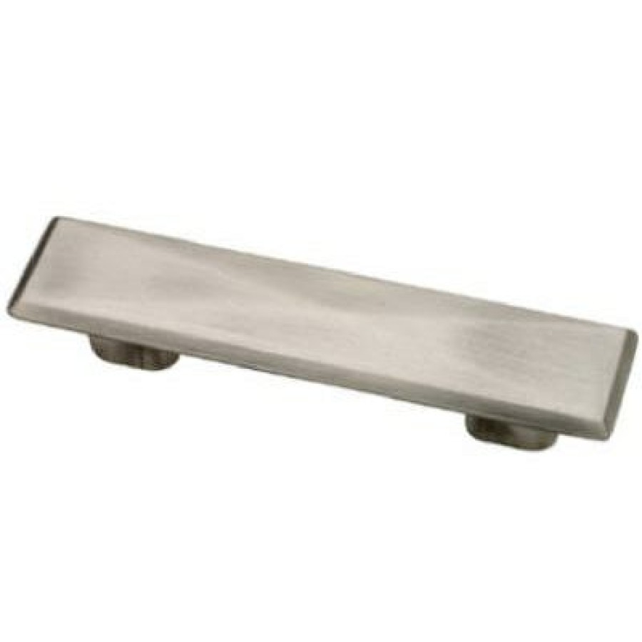 Kitchen * | Liberty Large Choice Cabinet Pull, Satin Pewter Rectangle Geo, 96Mm