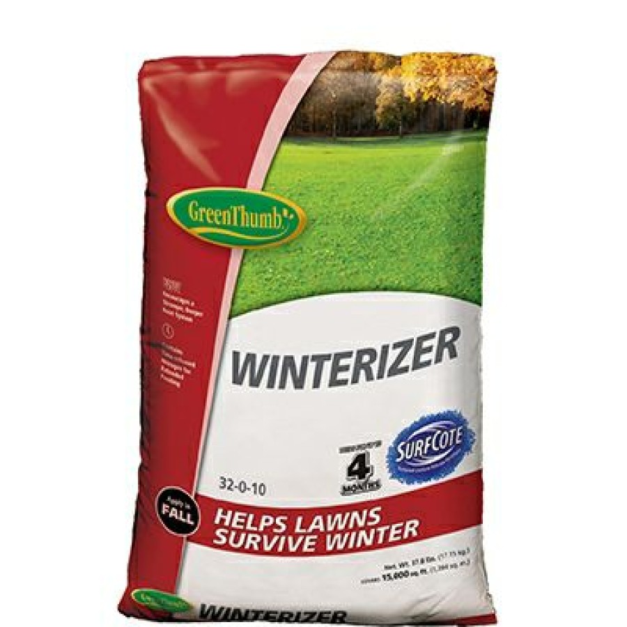 Lawn & Garden * | Green Thumb Top Selling Winterizer Lawn Fertilizer, 32-0-10 Formula, 15,000-Sq. Ft. Coverage