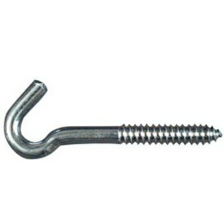 Hardware * | National Hardware Quick Delivery Screw Hook, Zinc, 3/8 X 4-1/2-In.