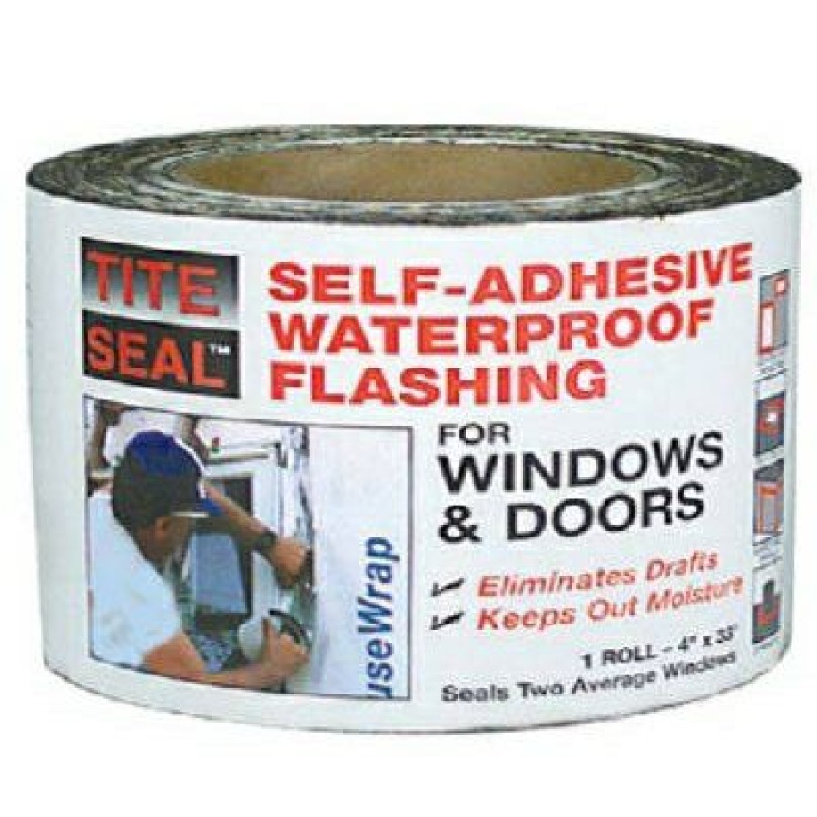 Building Materials * | Tite Seal Best Quality Flashing, Window & Door, Self-Adhesive, 4-In. X 100-Ft.