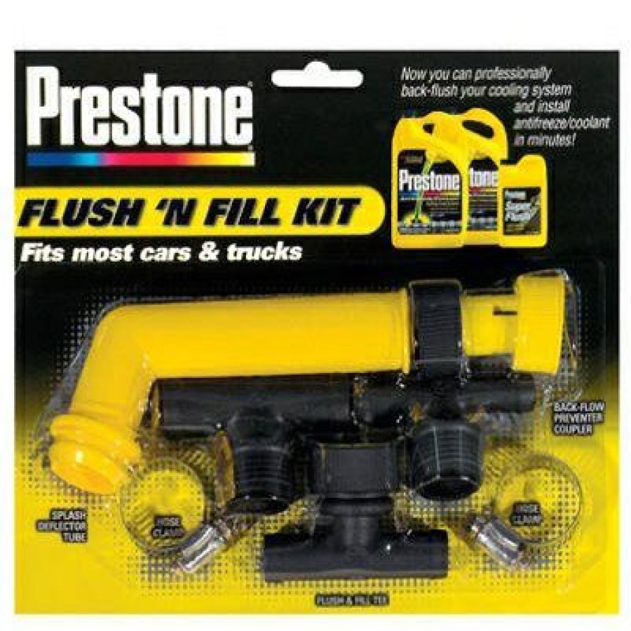 Automotive * | Prestone Typical Style Flush 'N Fill Radiator Cleaner Kit