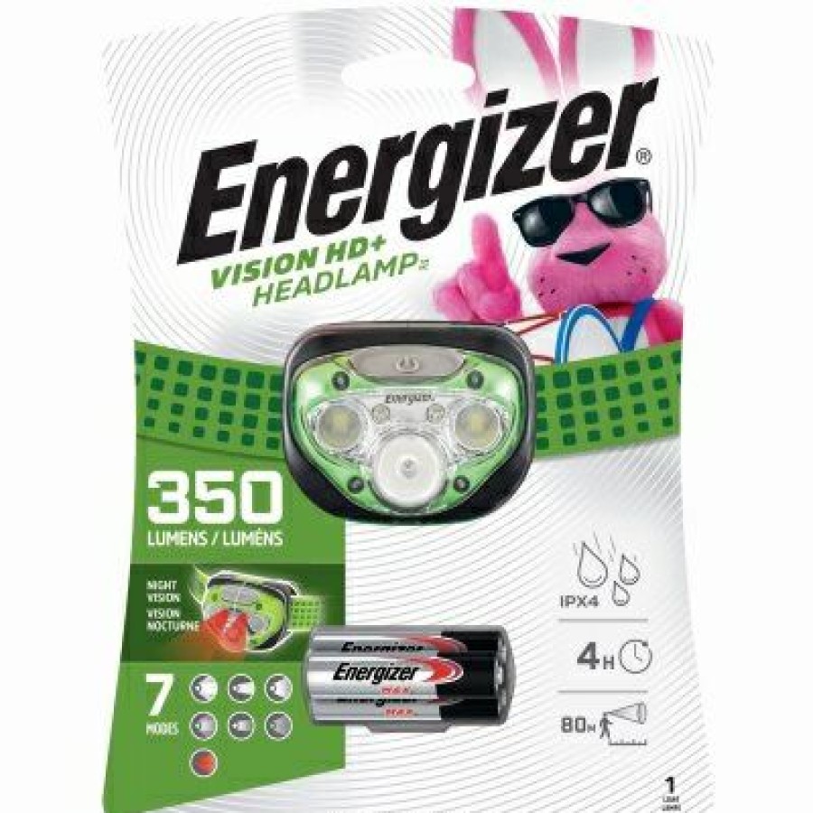 Electrical * | Energizer Large Choice Vision Hd+ Led Headlamp, 350 Lumens