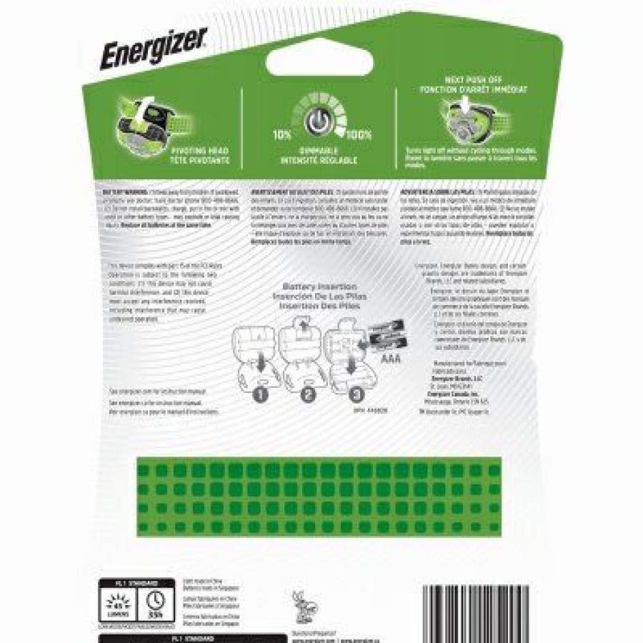 Electrical * | Energizer Large Choice Vision Hd+ Led Headlamp, 350 Lumens