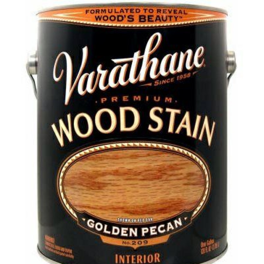 Paint * | Varathane Hot Selling Golden Pecan Premium Oil-Based Interior Wood Stain, Gallon