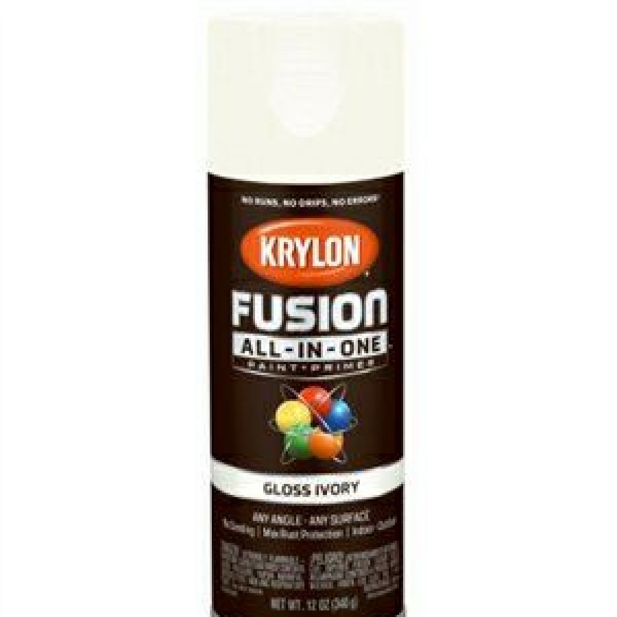 Paint * | Krylon Best Quality Fusion All-In-One Spray Paint + Primer, Gloss Ivy, 12-Oz.