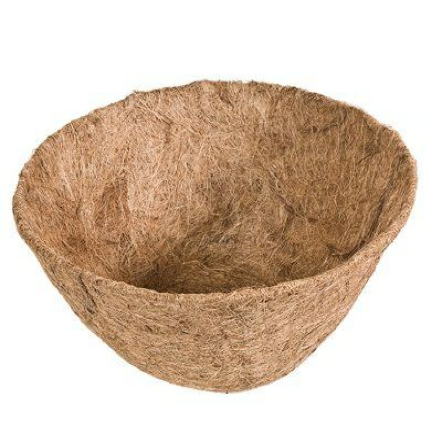 Lawn & Garden * | Green Thumb Top Selling Plant Basket Liner, Coco Fiber, Round, 12-In.