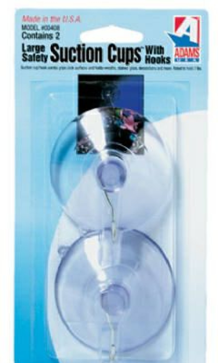 Holiday & Seasonal * | Low Price Suction Cup With Hook, Large, 2-Pk.