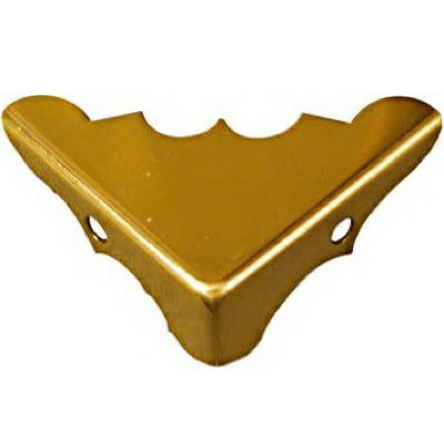 Kitchen * | National Hardware Best Choice Brass Cabinet Corner, 4-Pk.