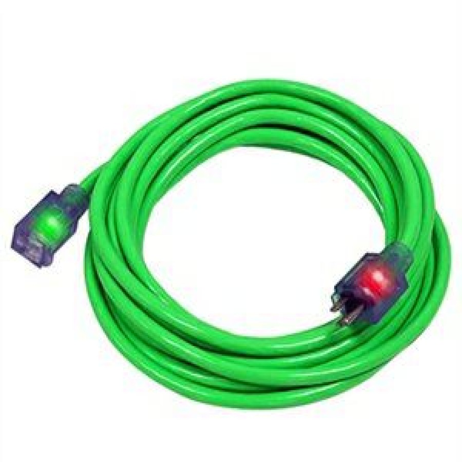 Electrical * | Pro Glo Fire Sale Extension Cord, Green, 14/3, 10-Ft.