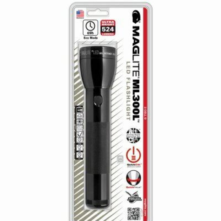 Electrical * | Maglite Best Quality Multi-Function Led Flashlight, Aluminum, 2 D Batteries (Not Incl.)