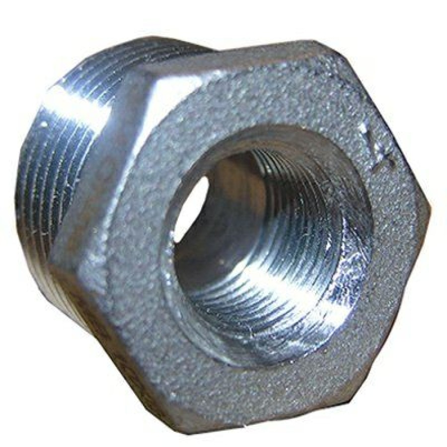 Plumbing * | Larsen Bestsellers Stainless Steel Reducing Hex Bushing, 1/2 X 3/8-In.