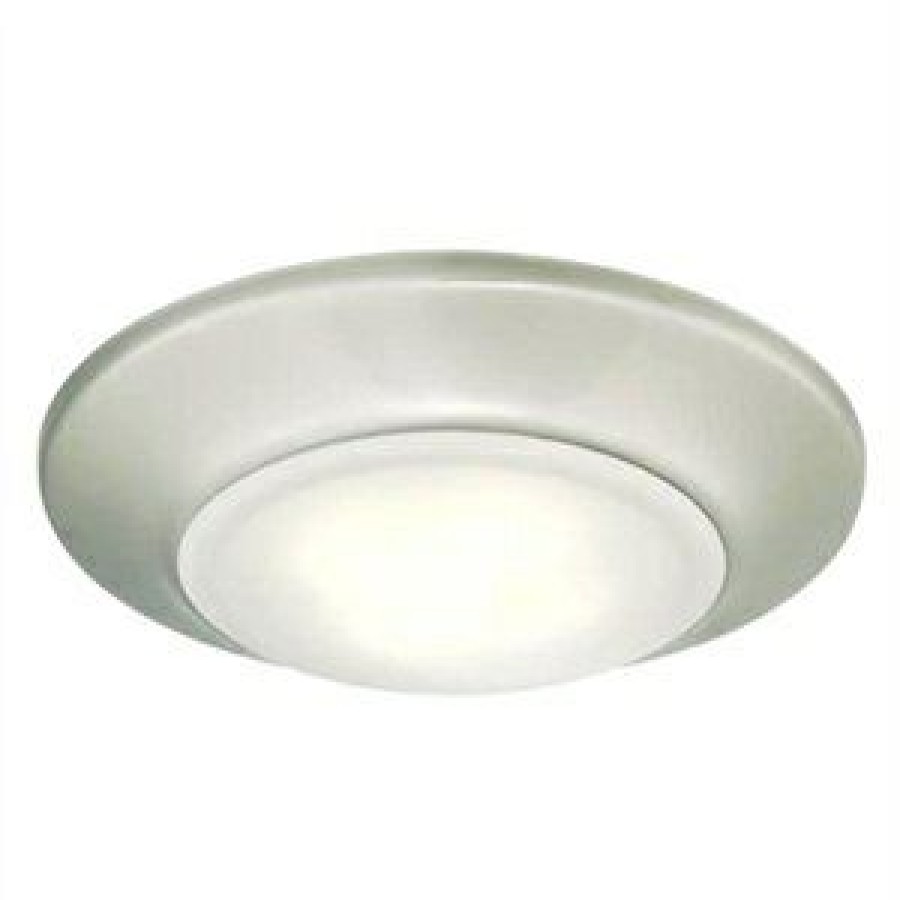 Kitchen * | Westinghouse Best Choice Led Light, Surface Mount, Brushed Nickel/Frosted Lens, 840 Lumens, 12-Watt, 6-In.