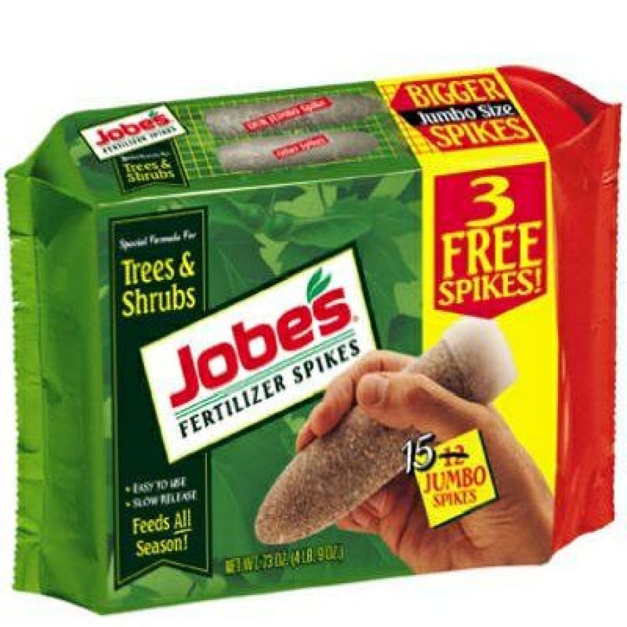 Lawn & Garden * | Jobe'S Hot Selling Fertilizer Spikes For Trees & Shrubs, 16-4-4, 15-Pk.