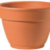 Lawn & Garden * | Deroma Discount Sale Garden Bell Clay Pot, Terra Cotta, 6-In.