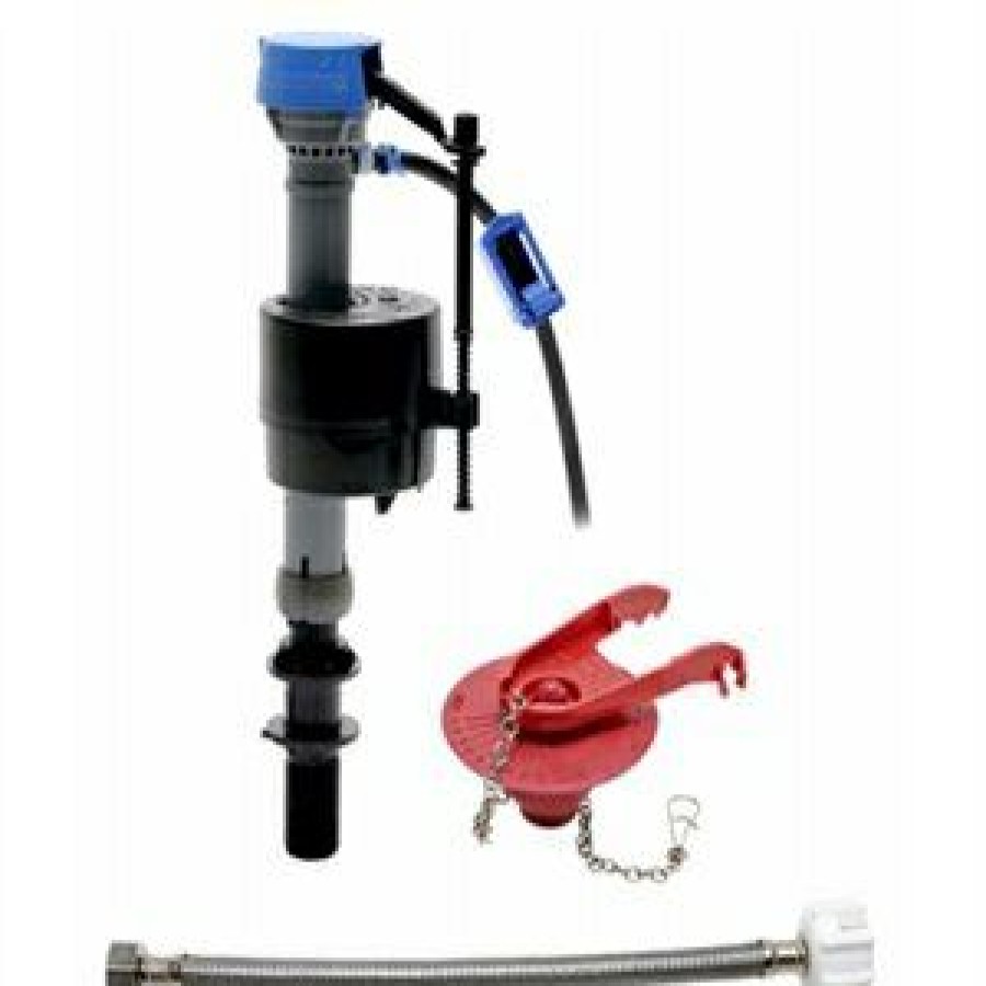 Plumbing * | Fluidmaster Best Quality Performax Toilet Fill Valve, Flapper & Connector Kit