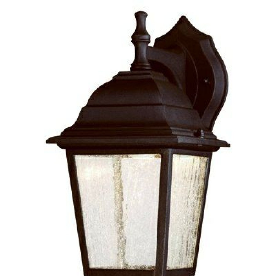 Outdoor Living & Patio * | Westinghouse Low Price Led Wall Lantern, Outdoor, Black Finish, 9-Watt