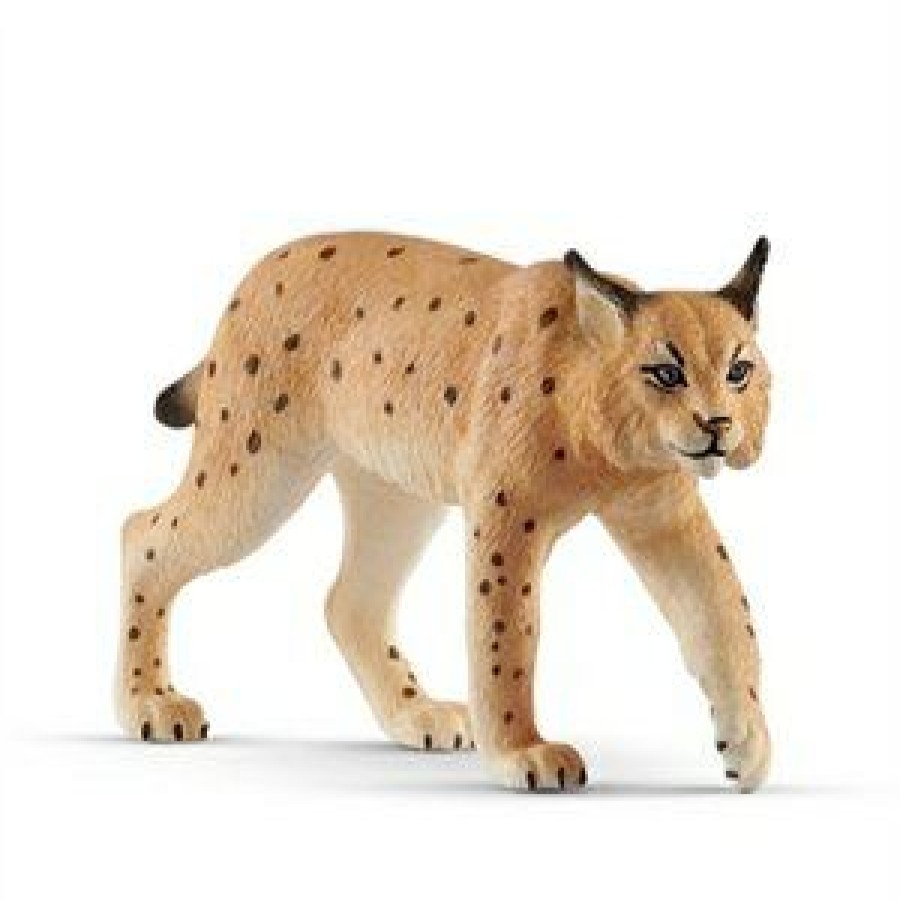 Outdoor Living & Patio * | Schleich Best Quality Lynx, Tan Toy Animal Figure, Ages 3 & Up