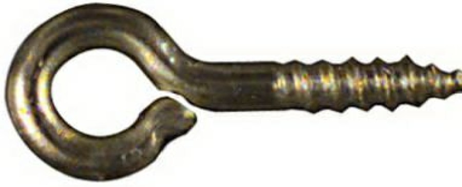 Hardware * | National Mfg. Excellent Screw Eye, Small, Brass, 3/4-In., #212-1/2, 7-Pk.