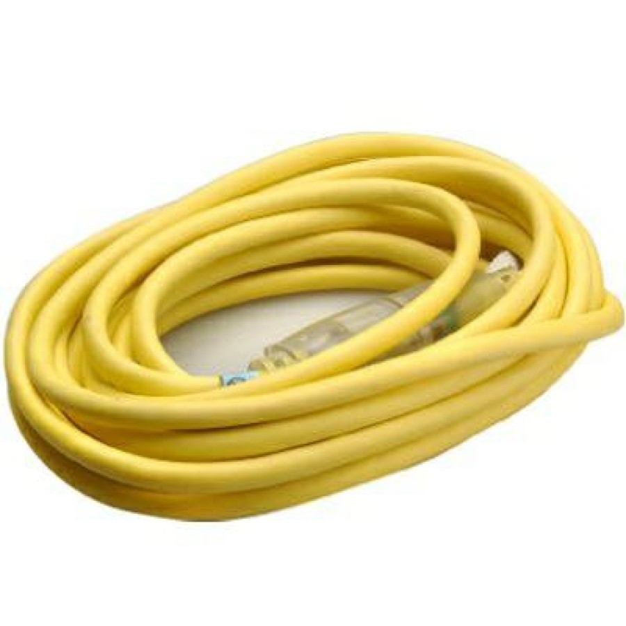 Electrical * | Southwire Fire Sale Outdoor Extension Cord, Contractor Grade, 12/3 Sjeow Yellow, 25-Ft.