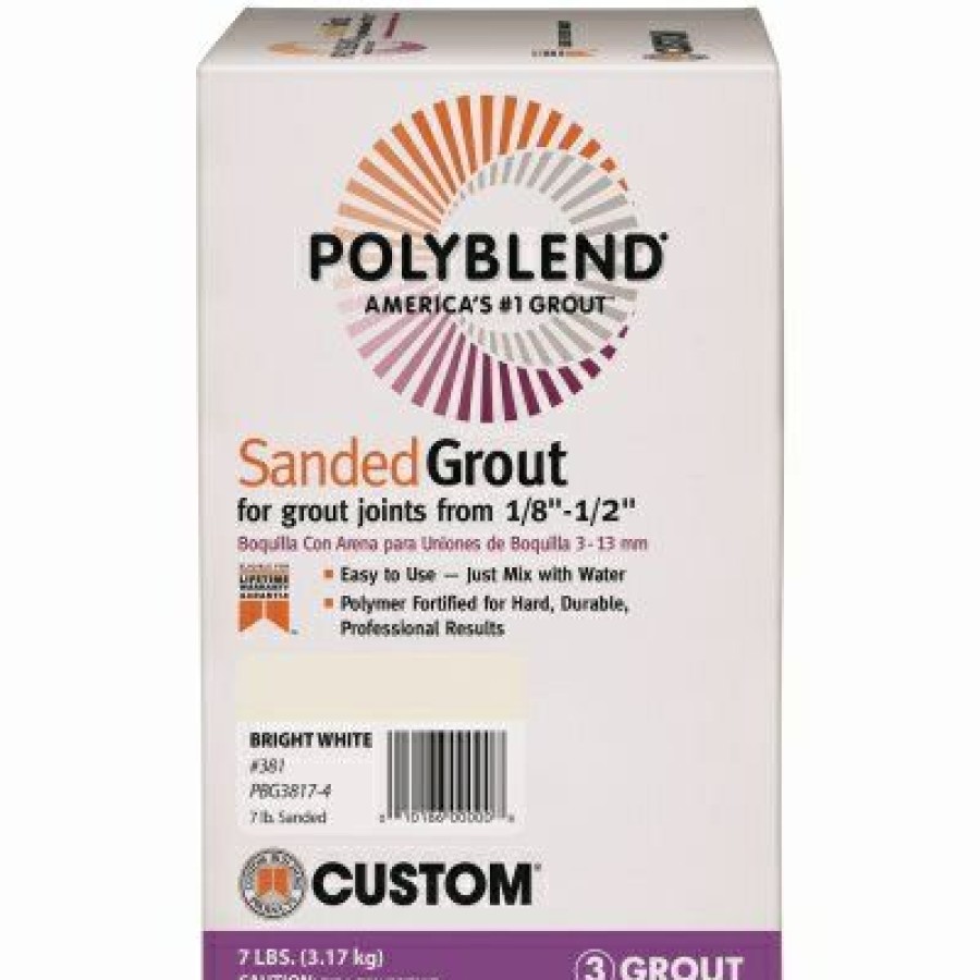 Building Materials * | Polyblend Fire Sale Sanded Grout, Charcoal, 7-Lbs.