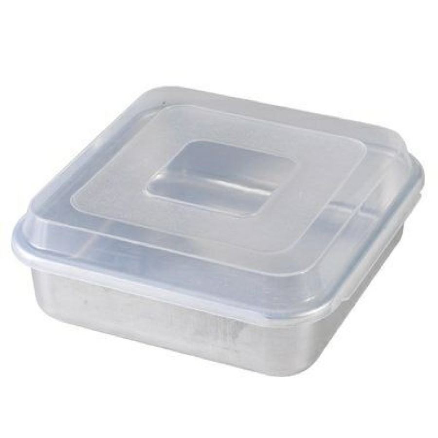 Kitchen * | Nordicware Fire Sale Cake Pan With Lid, Aluminum, 9 X 9-In. Square