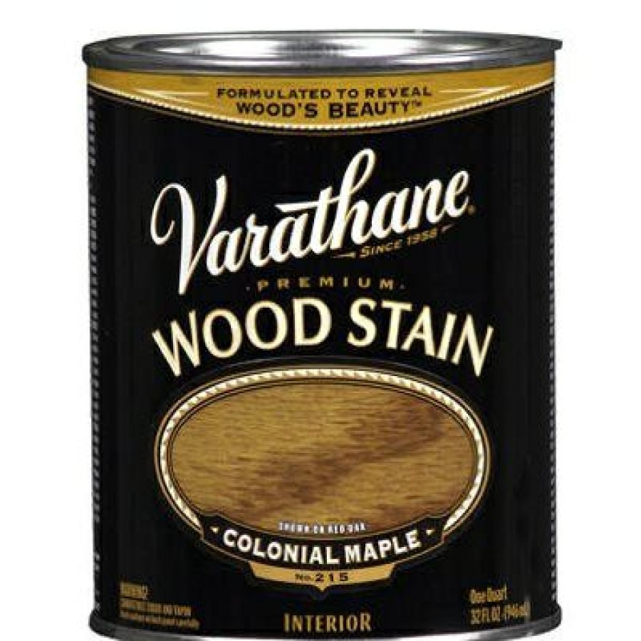 Paint * | Varathane Best Choice Colonial Maple Premium Oil-Based Interior Wood Stain, Qt.