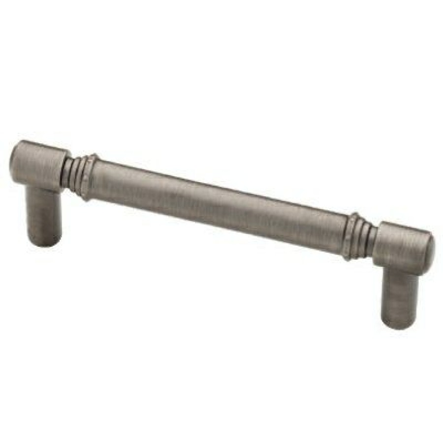 Kitchen * | Liberty Hardware Large Choice Aegean Cabinet Pull, Heirloom Silver, 3.75-In.