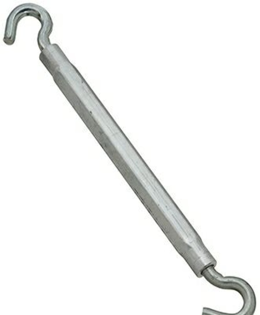 Hardware * | National Hardware Gift Selection Hook/Hook Turnbuckle, Zinc, 3/8 X 16-In.