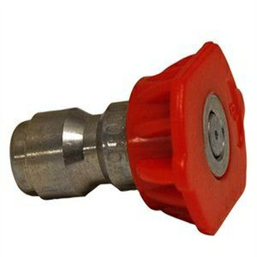 Lawn & Garden * | Apache Bestsellers Quick Disconnect Pressure Washer Spray Tip, 3.5 Orifice, 0 Degree, Red