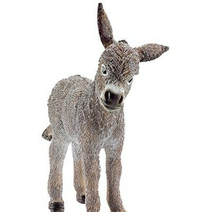 Outdoor Living & Patio * | Schleich Fashionable Donkey Foal Toy Animal Figure, Ages 3 & Up