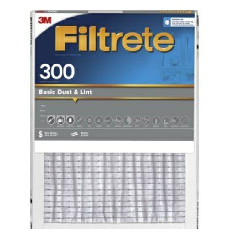 Heating & Cooling * | Filtrete Cheaper Basic Dust & Lint Reduction Pleated Air Filter, 3 Months, 12X20X1-In.