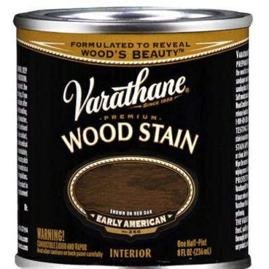 Paint * | Varathane Unique Early American Premium Oil-Based Interior Wood Stain, 1/2-Pt.