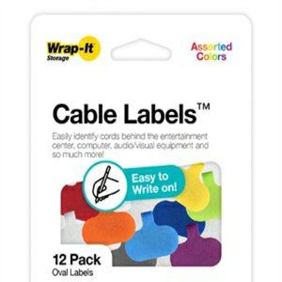 Electrical * | Wrap-It Storage Unique Cable Labels, Assorted, 10-Pk.