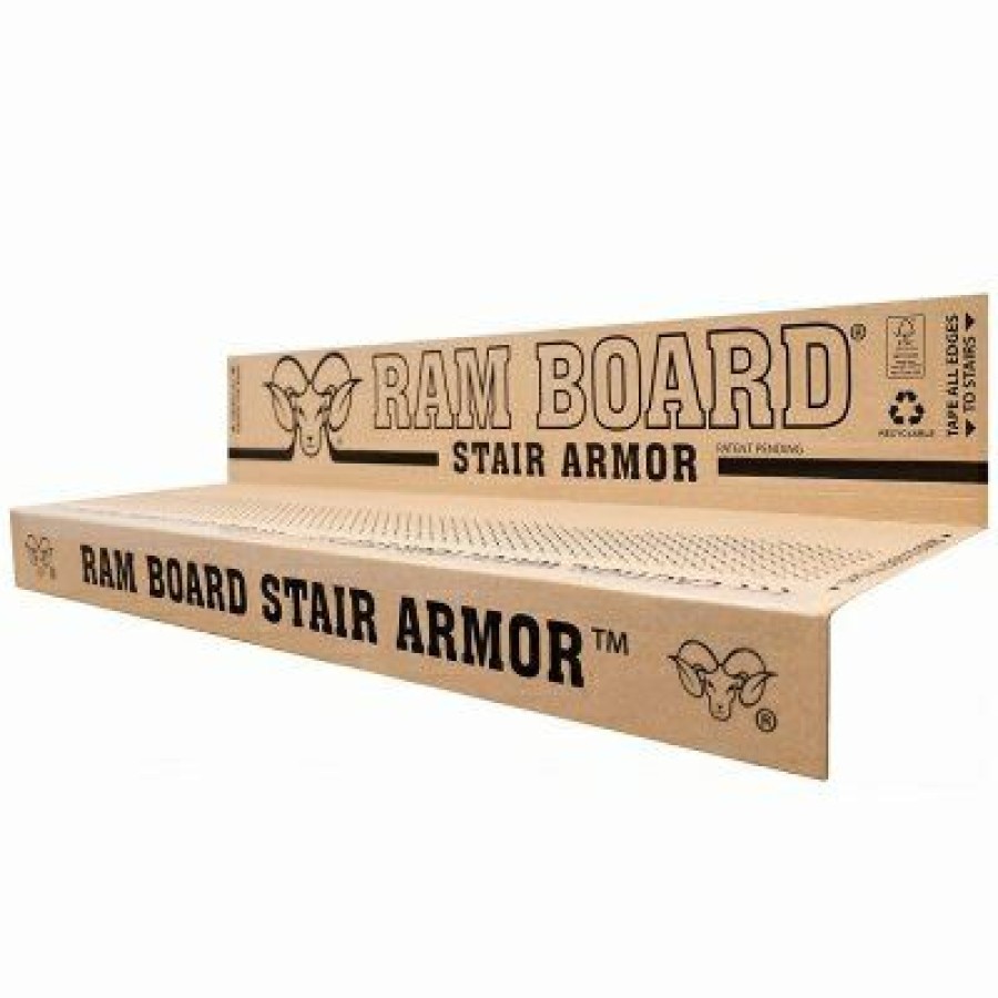 Building Materials * | Ram Board Fire Sale Ramboard Stair Armour, 19 X 34-In., 6-Pk.