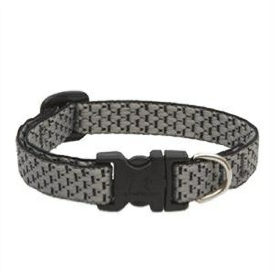 Pet Supplies * | Lupine Cheaper Eco Dog Collar, Adjustable, Granite, 1/2 X 8 To 12-In.