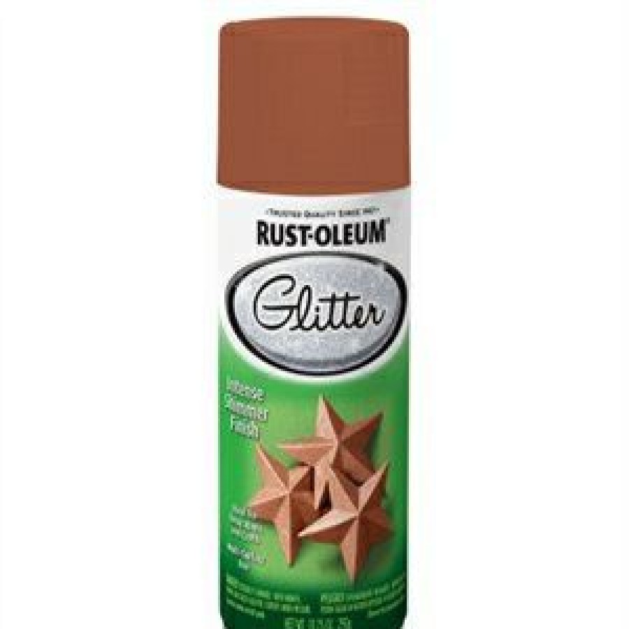 Paint * | Rust-Oleum Fashionable Specialty Glitter Spray Paint, Copper, 10.25-Oz.