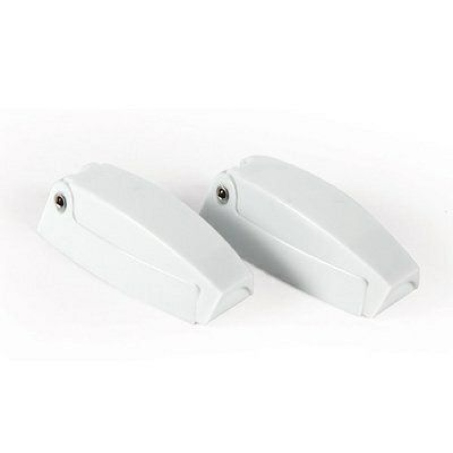 Automotive * | Camco Clearance Sale Rv Baggage Door Catch, Polar White, 2-Pk.