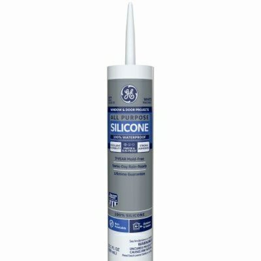 Heating & Cooling * | Ge Best Choice All Purpose Silicone 1 Sealant, White, 10.1-Oz.