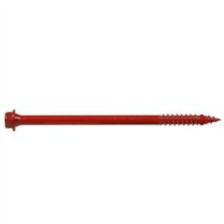 Hardware * | Hillman Quick Delivery Truss Tite Steel Framing Screws, Red Ceramic, 5 X 5/16-In., 50-Pk.