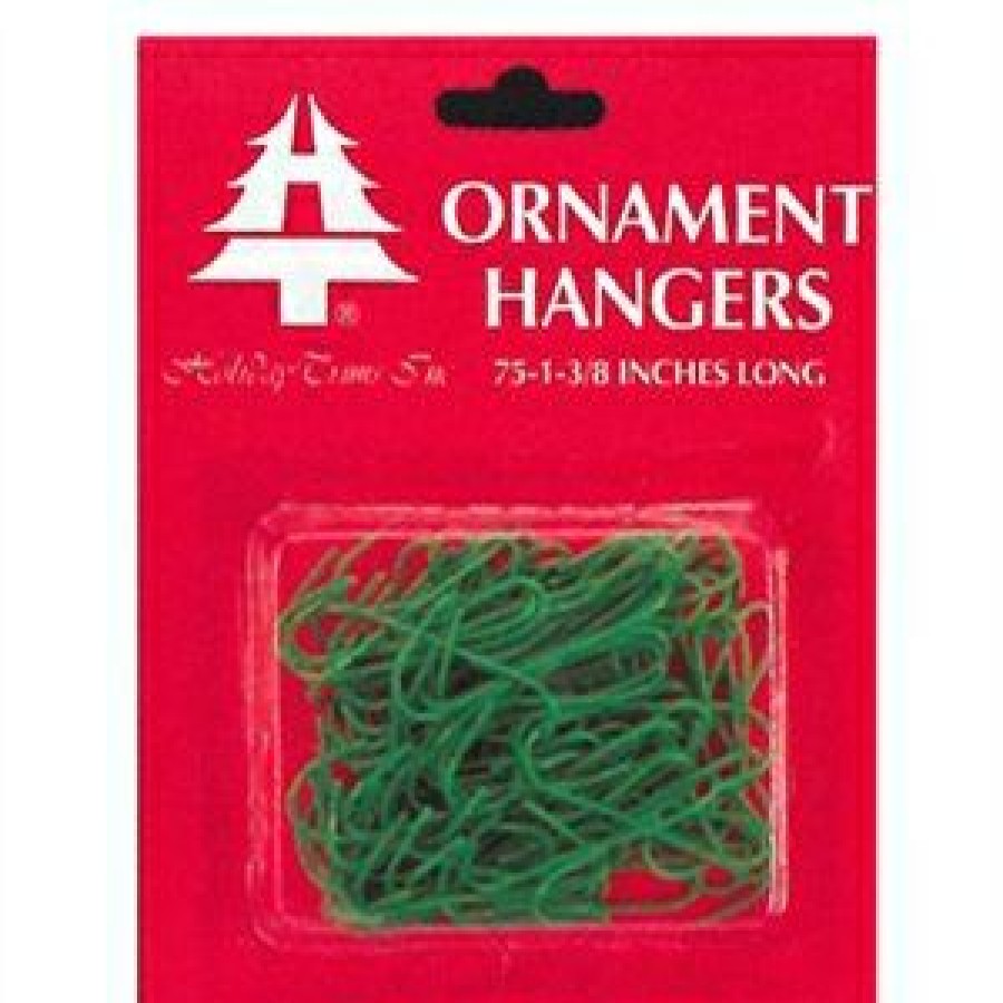 Holiday & Seasonal * | Low Price Ornament Hooks, Green, 75-Ct.