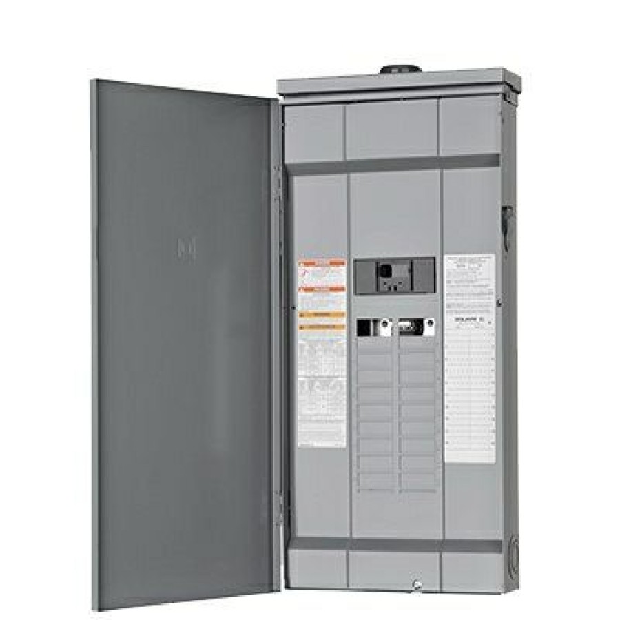 Electrical * | Square D Bestsellers Homeline Main Breaker Installed Load Center, 40 Poles, 200-Amp