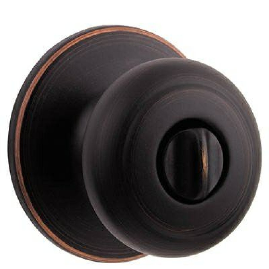 Hardware * | Kwikset Typical Style Security Cove Privacy Lockset, Venetian Bronze