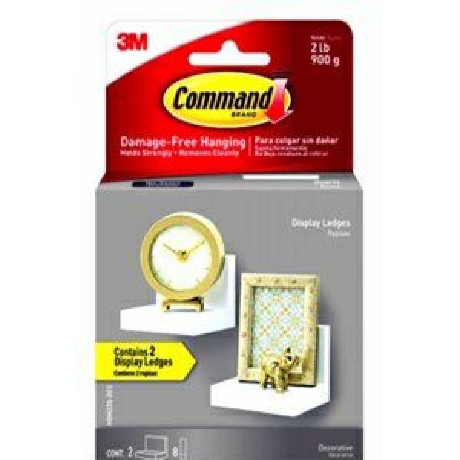 Hardware * | Command Bestsellers Display Ledges, Quartz Color, 2-Pk.